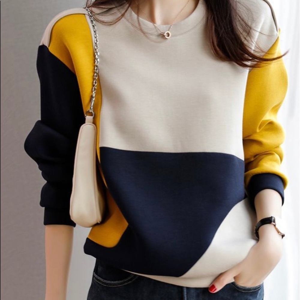 Paneled Sweatshirt